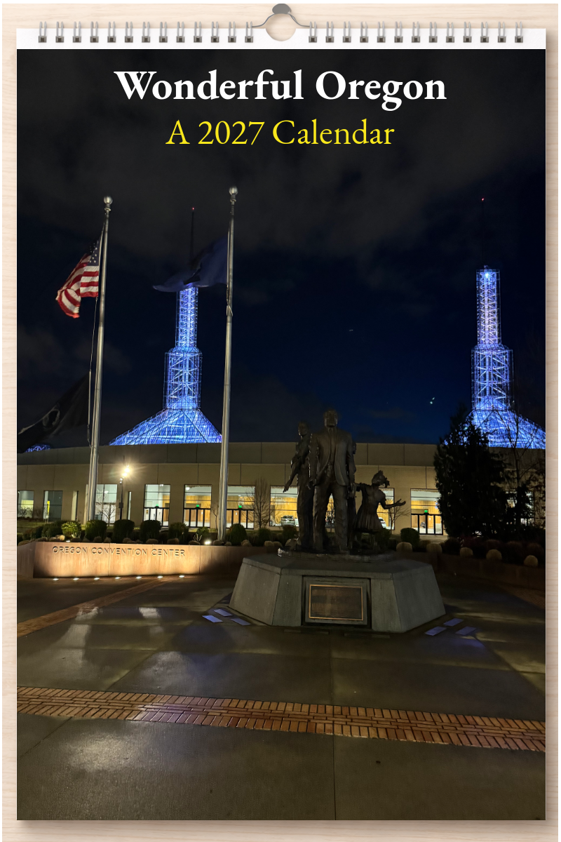 Wonderful Oregon: A 2027 Calendar