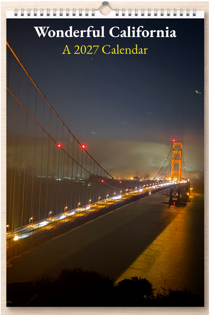 Wonderful California: A 2027 Calendar