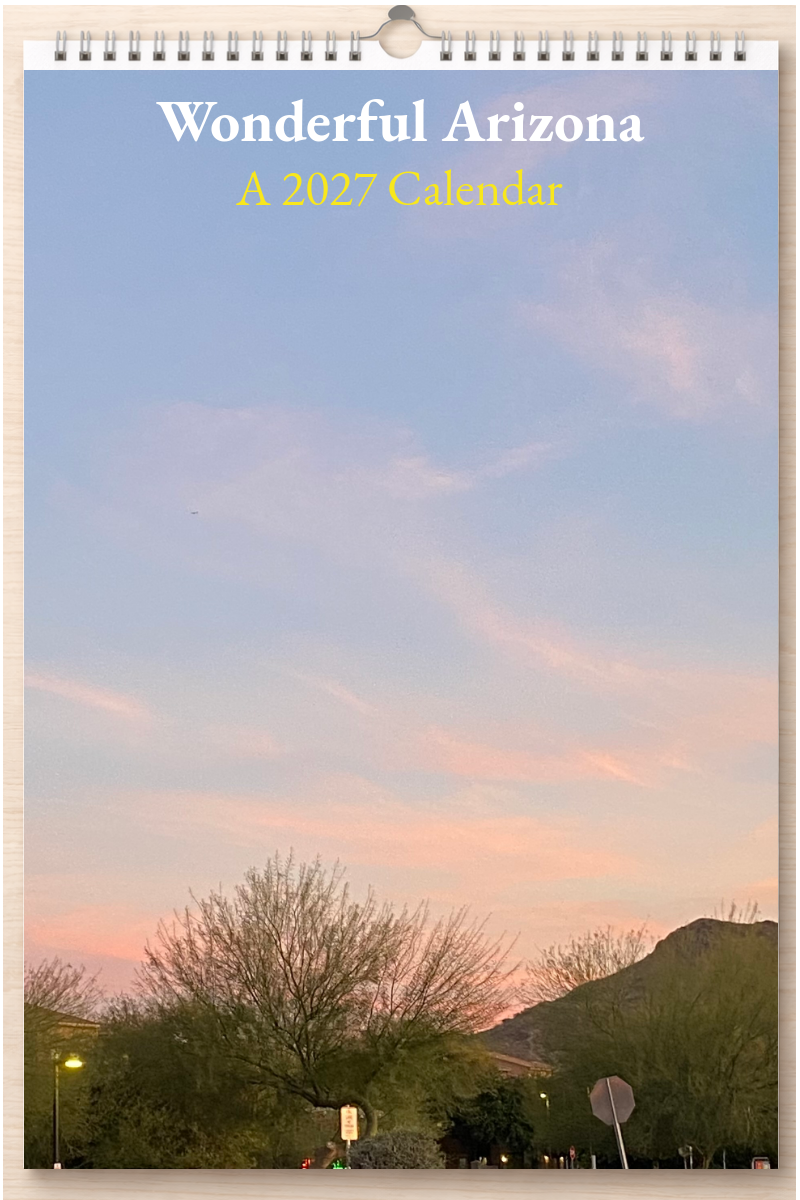 Wonderful Arizona: A 2027 Calendar