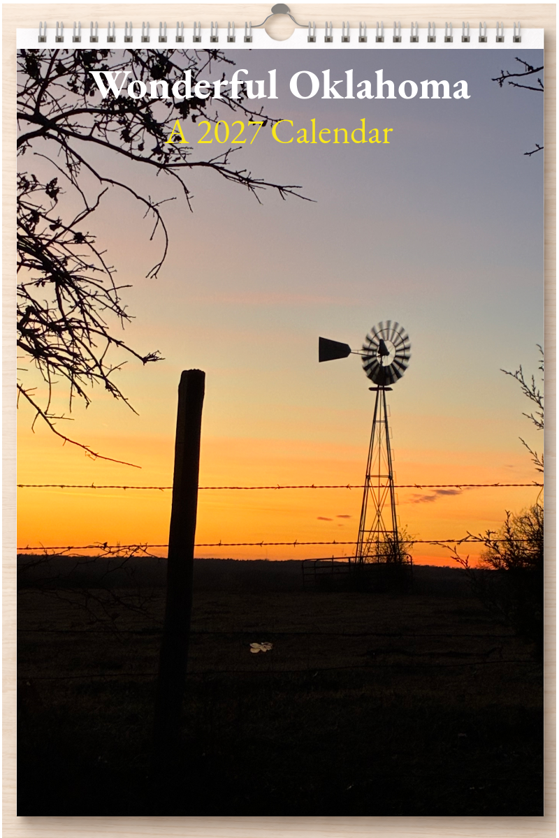 Wonderful Oklahoma: A 2027 Calendar