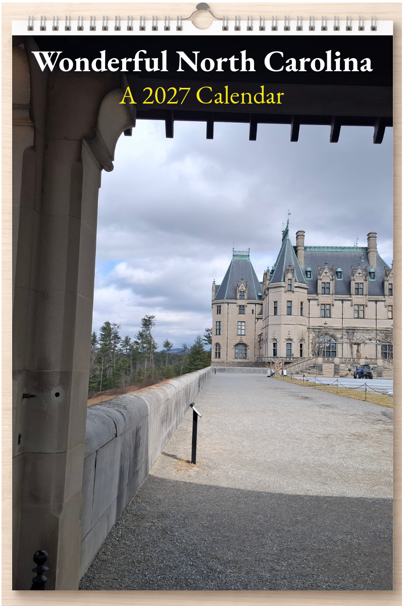 Wonderful North Carolina: A 2027 Calendar