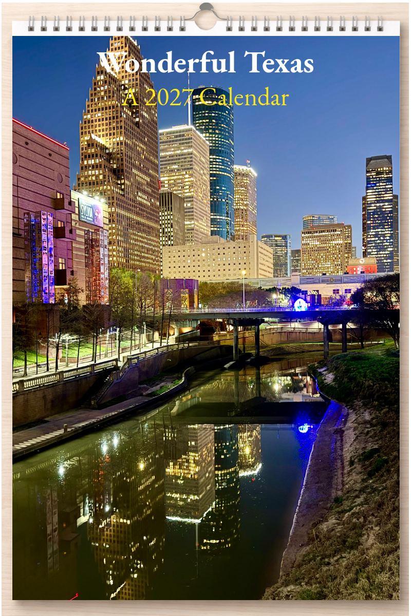 Wonderful Texas: A 2027 Calendar