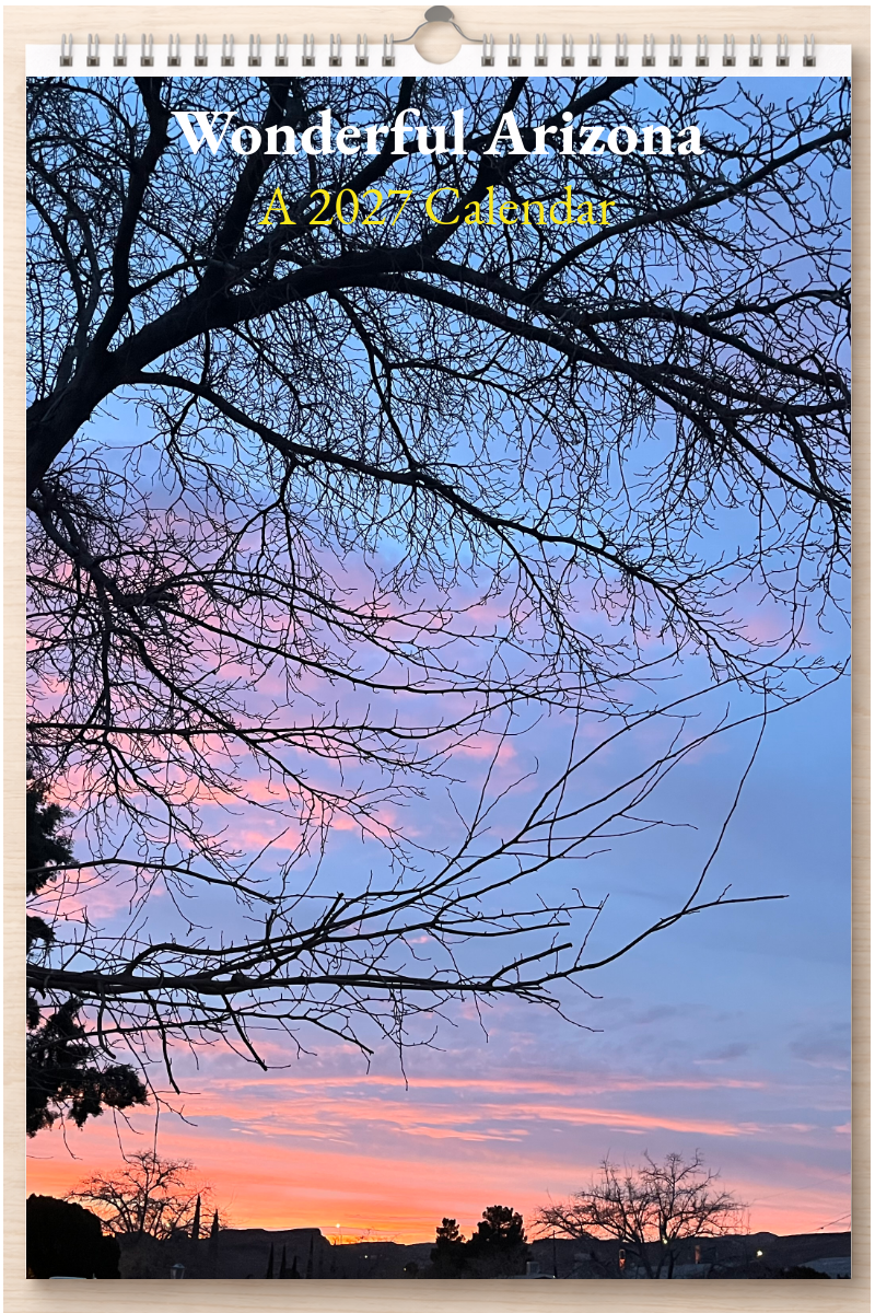 Wonderful Arizona: A 2027 Calendar