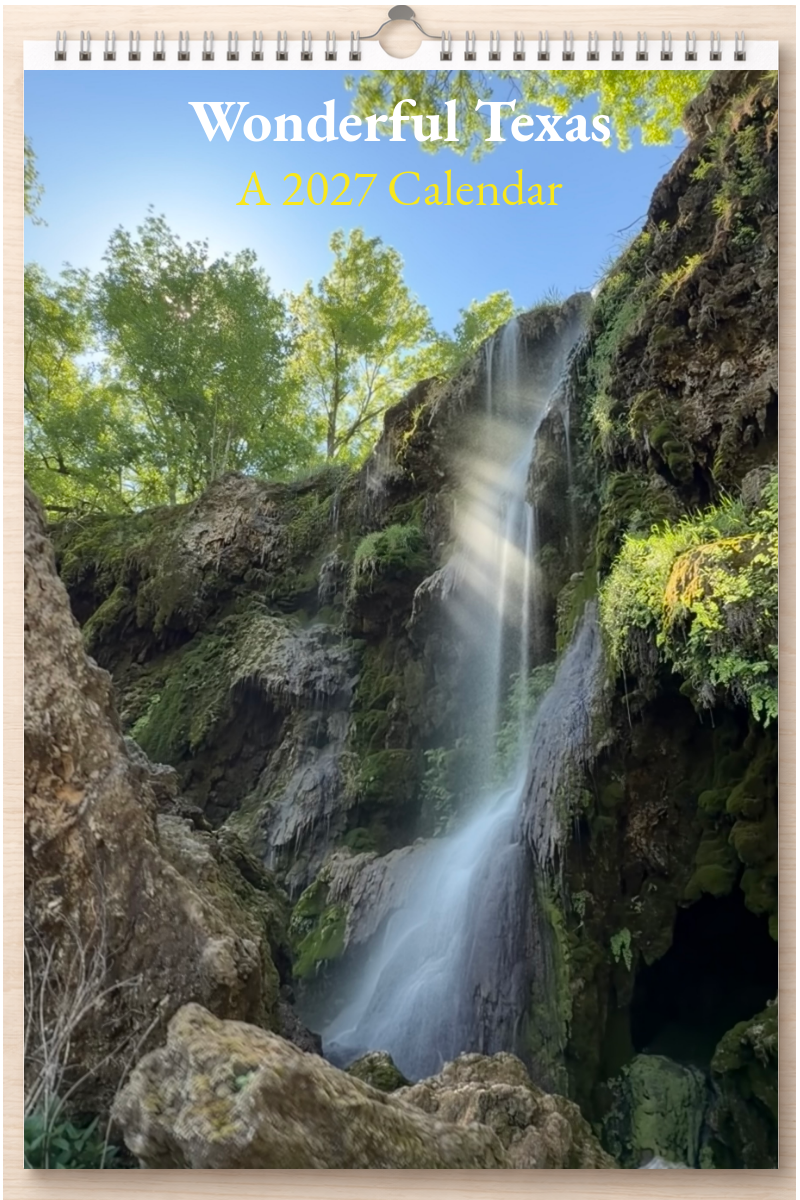 Wonderful Texas: A 2027 Calendar