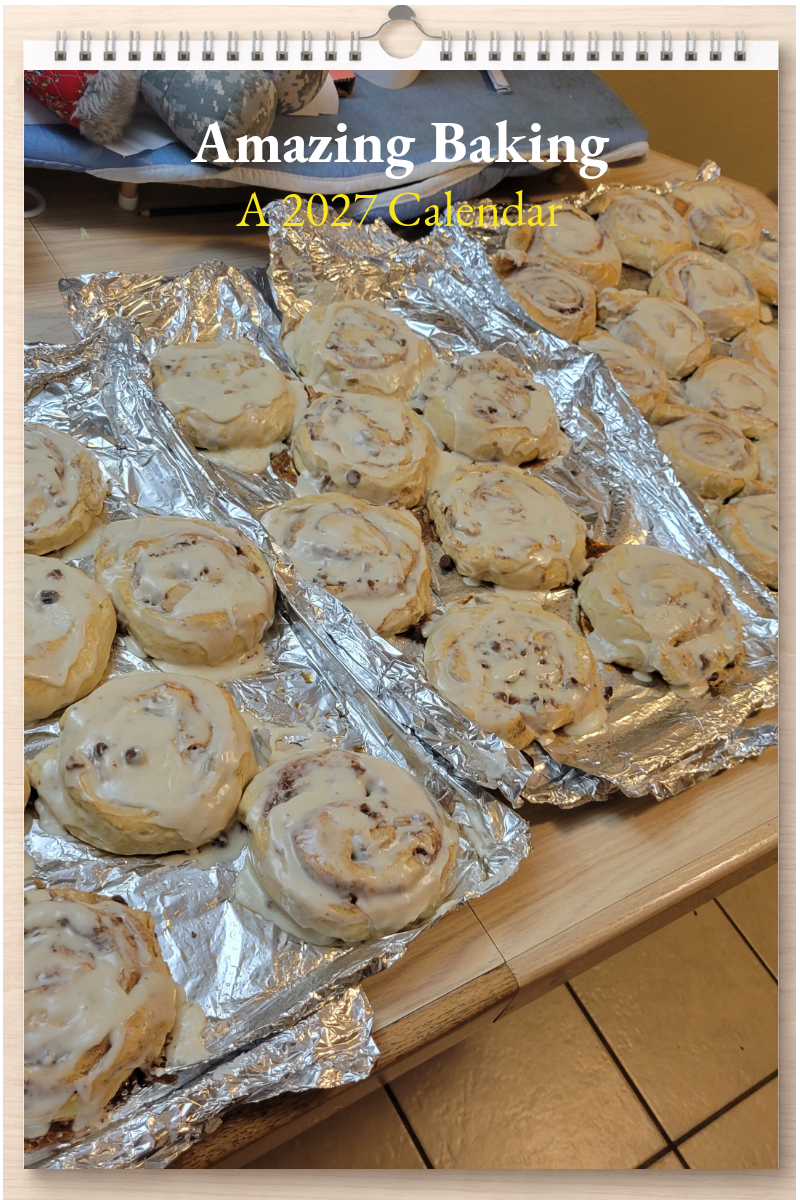 Amazing Baking: A 2027 Calendar