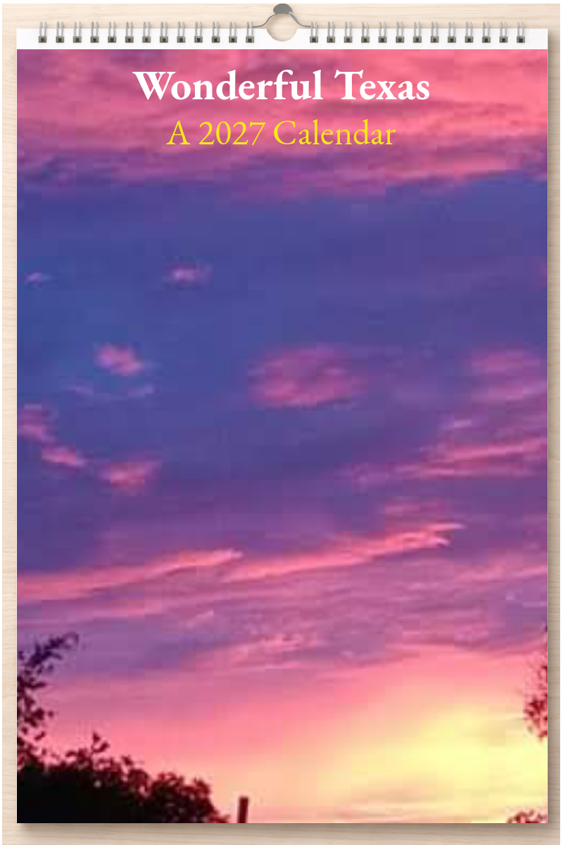 Wonderful Texas: A 2027 Calendar