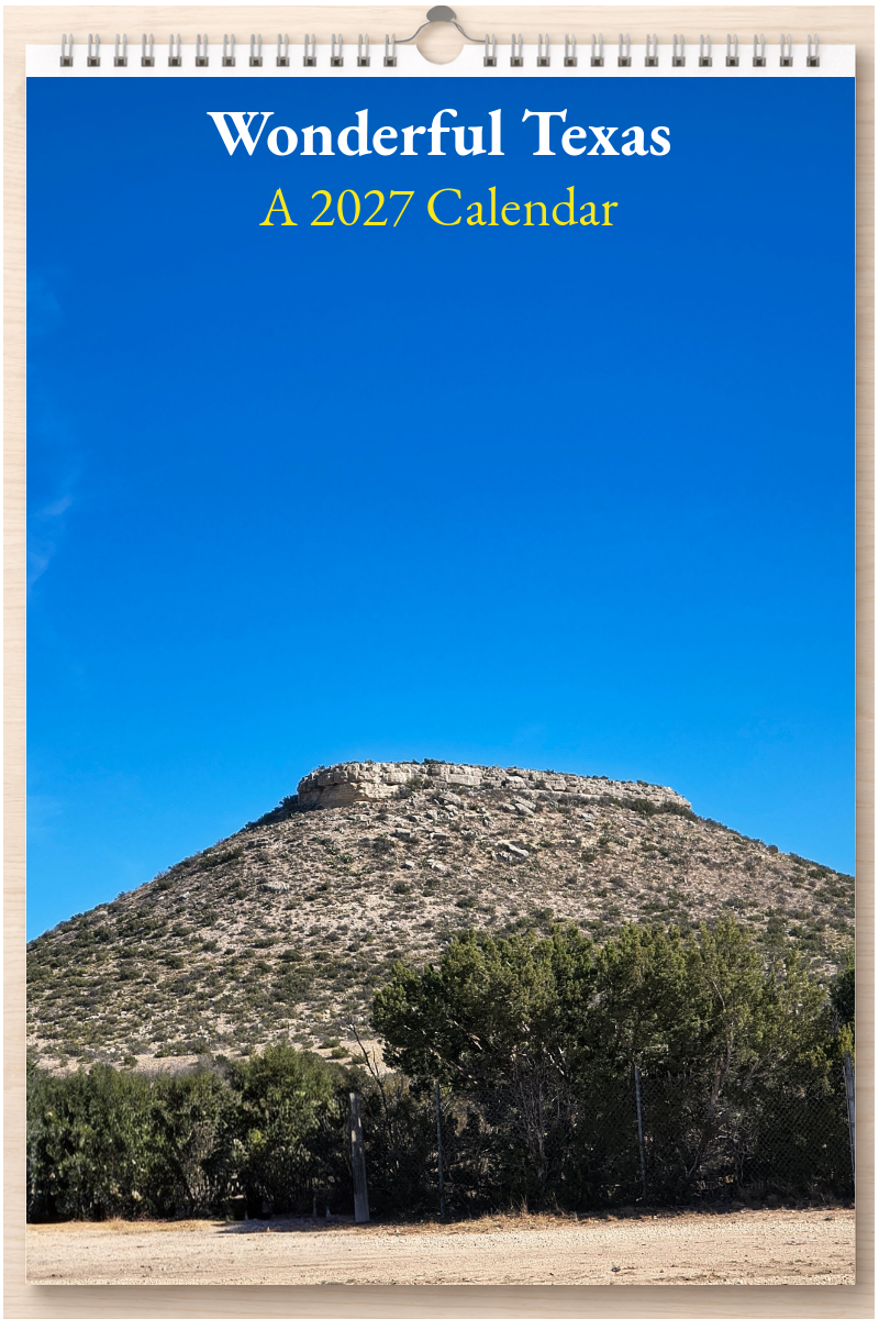 Wonderful Texas: A 2027 Calendar