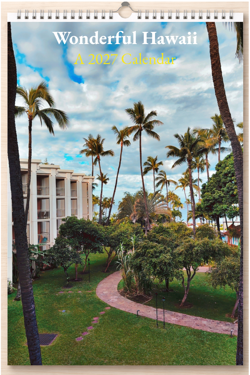 Wonderful Hawaii: A 2027 Calendar