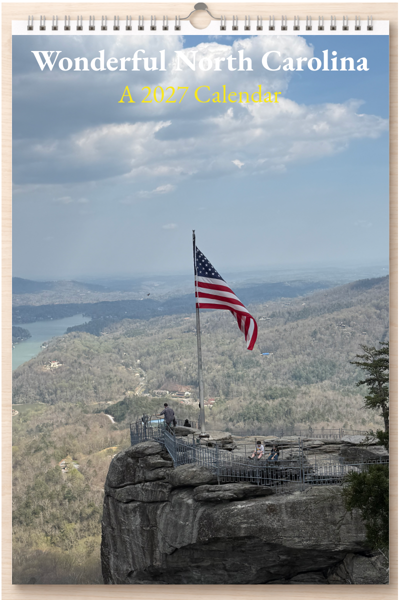 Wonderful North Carolina: A 2027 Calendar