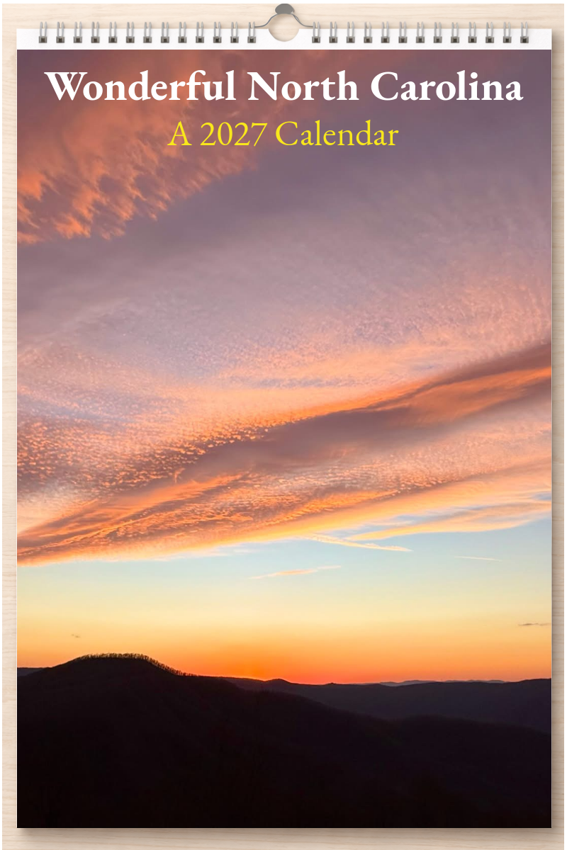 Wonderful North Carolina: A 2027 Calendar