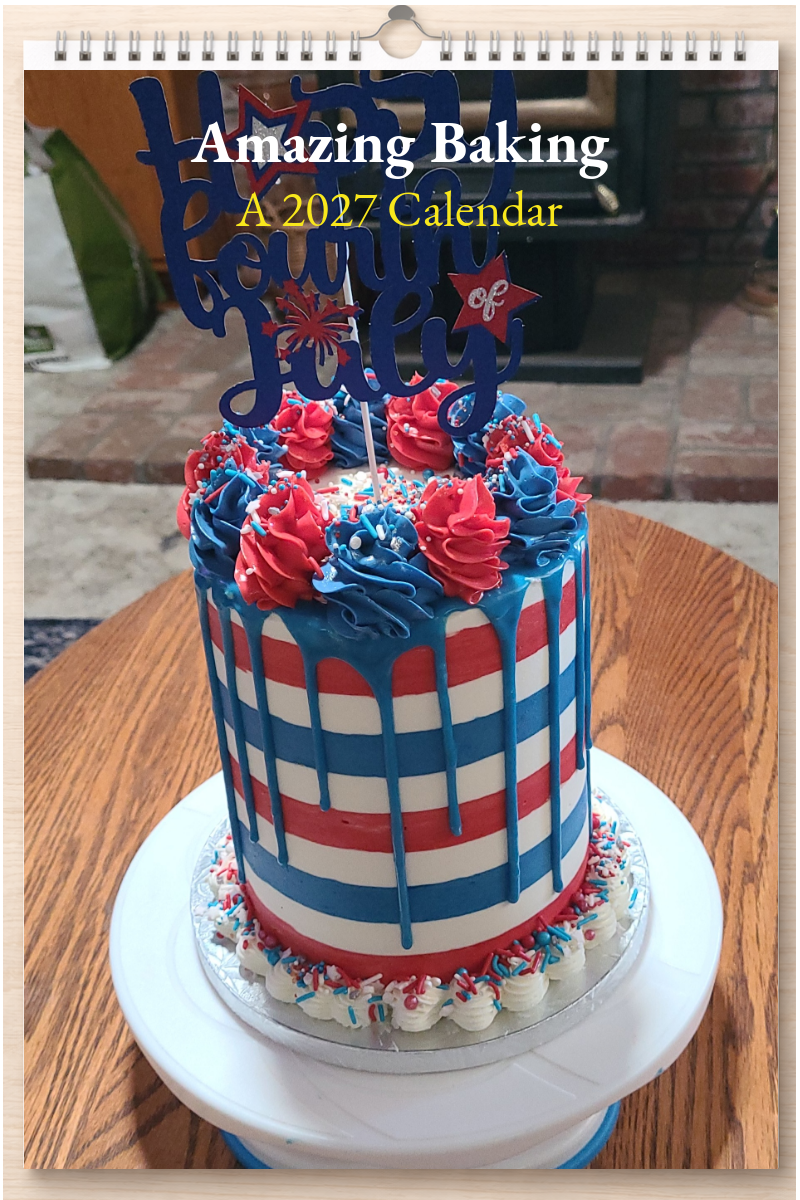 Amazing Baking: A 2027 Calendar