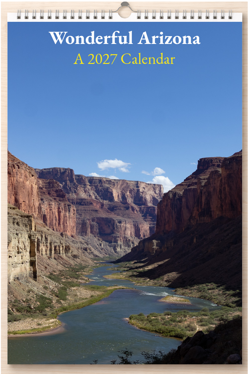 Wonderful Arizona: A 2027 Calendar