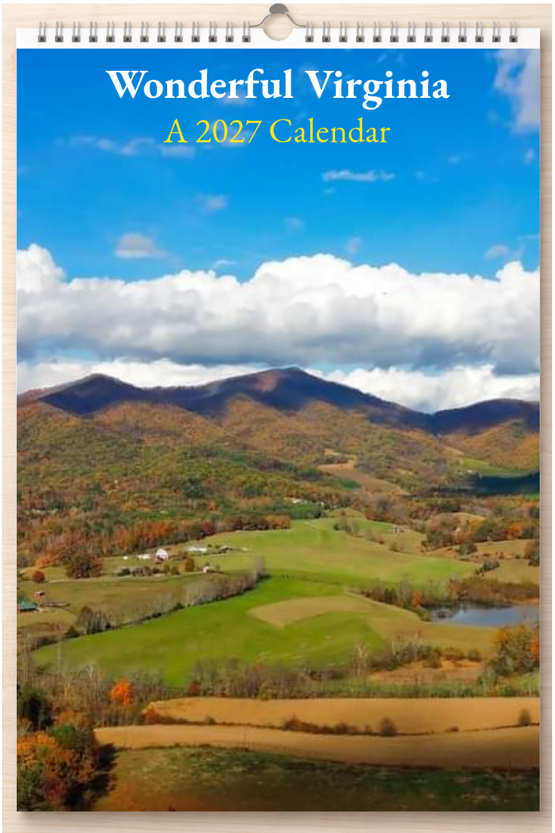 Wonderful Virginia: A 2027 Calendar