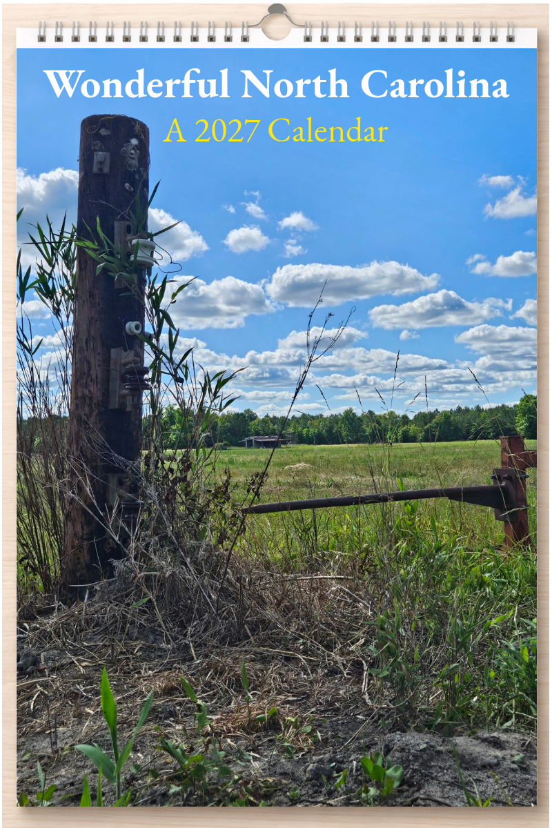 Wonderful North Carolina: A 2027 Calendar