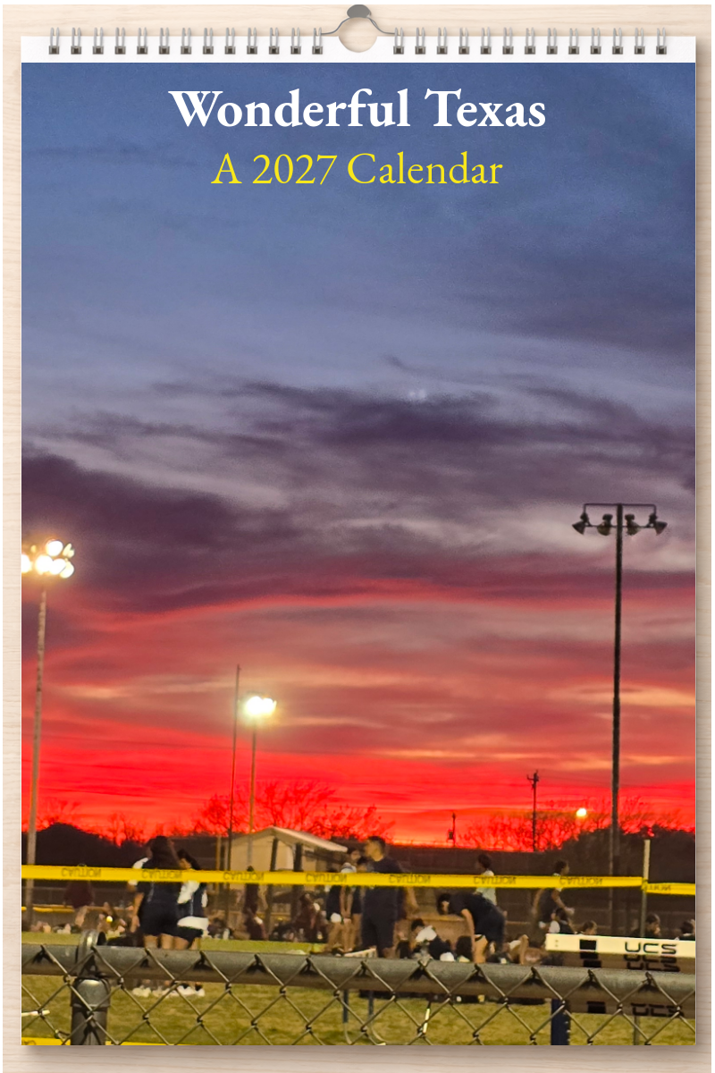 Wonderful Texas: A 2027 Calendar