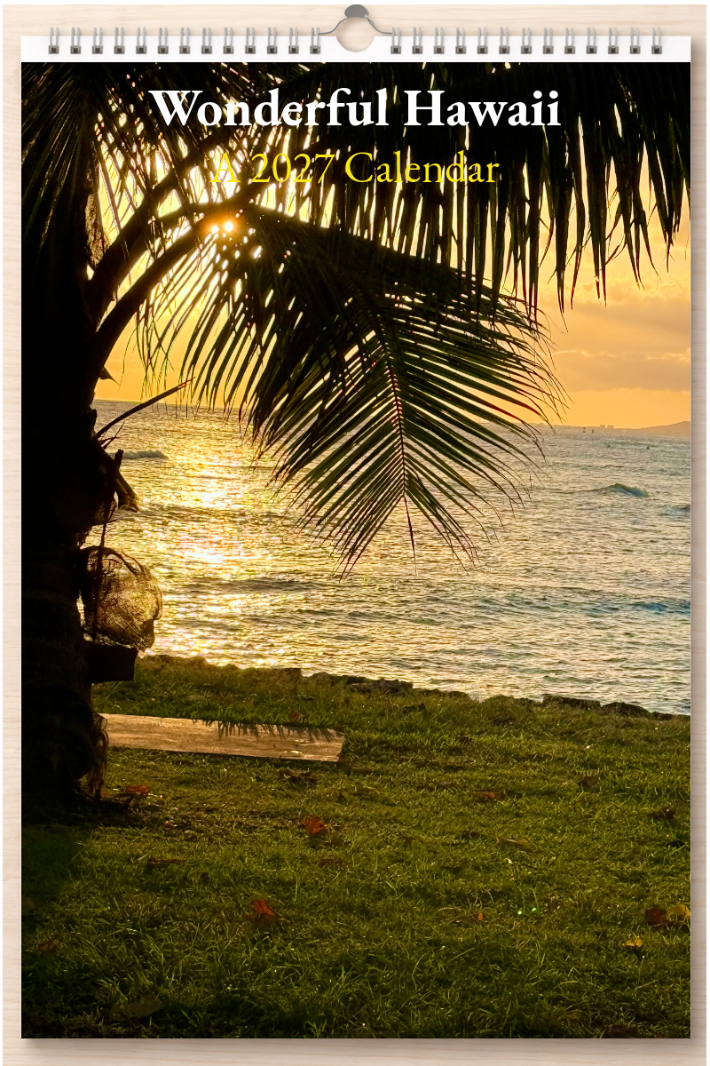 Wonderful Hawaii: A 2027 Calendar