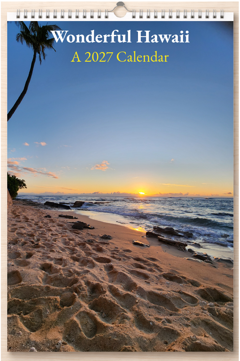 Wonderful Hawaii: A 2027 Calendar