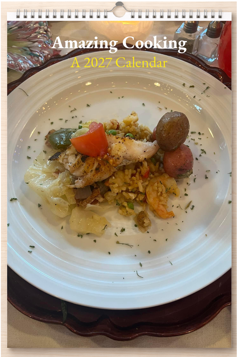 Amazing Cooking: A 2027 Calendar