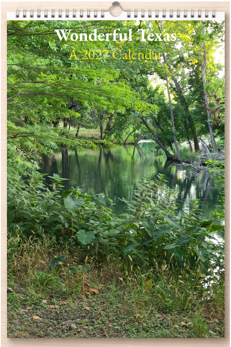 Wonderful Texas: A 2027 Calendar