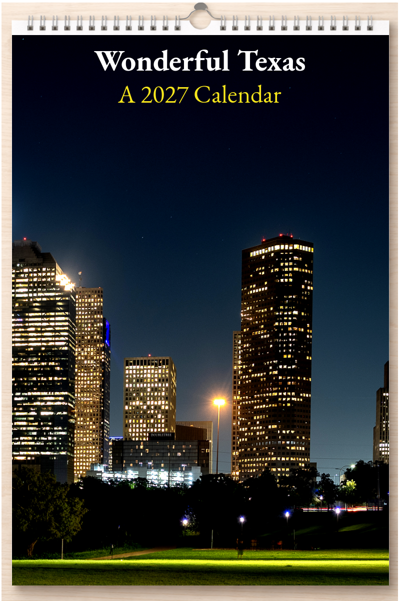Wonderful Texas: A 2027 Calendar
