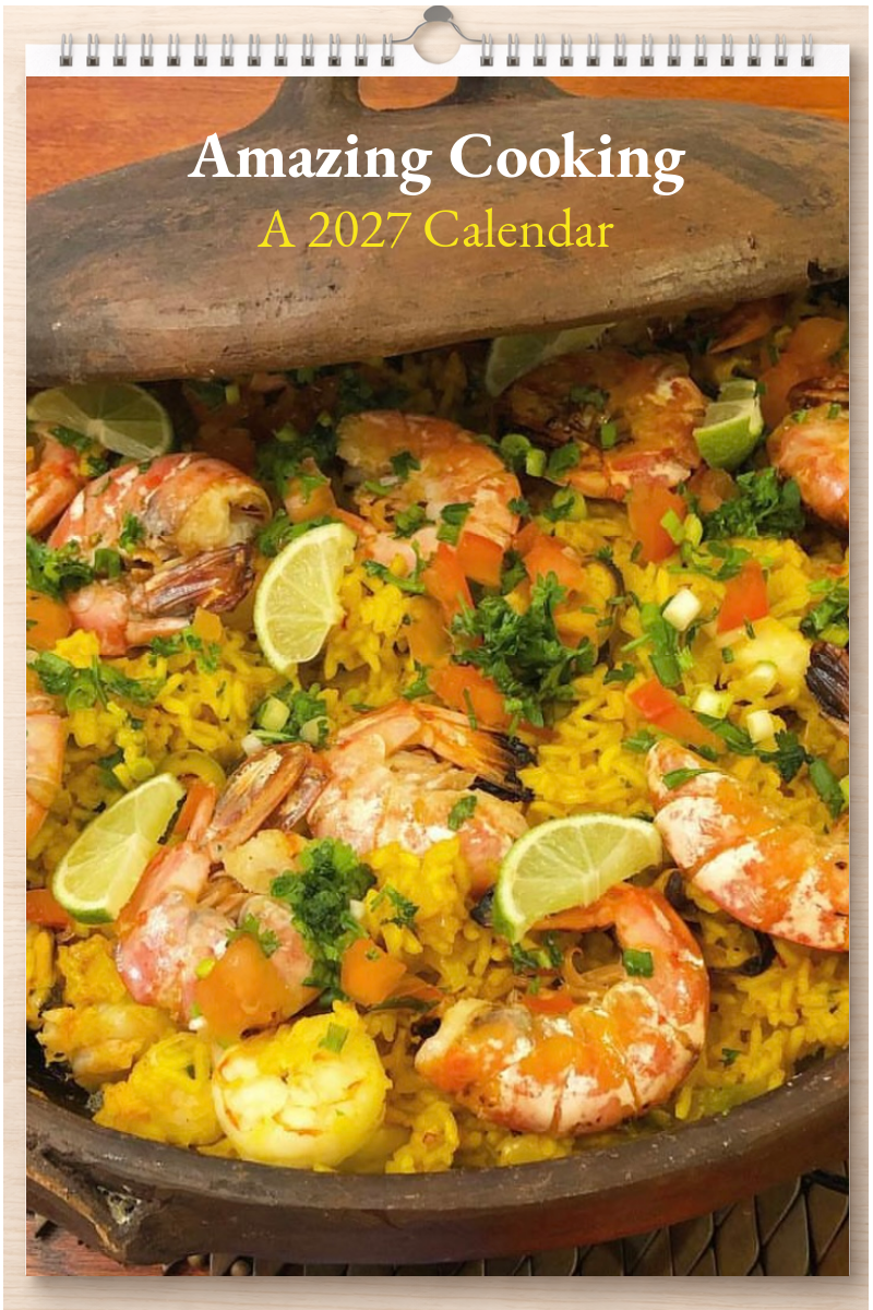 Amazing Cooking: A 2027 Calendar