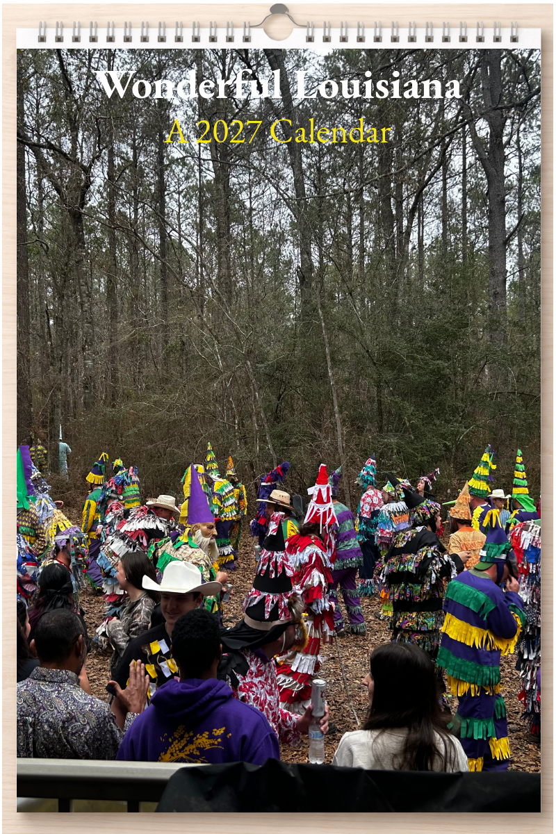 Wonderful Louisiana: A 2027 Calendar