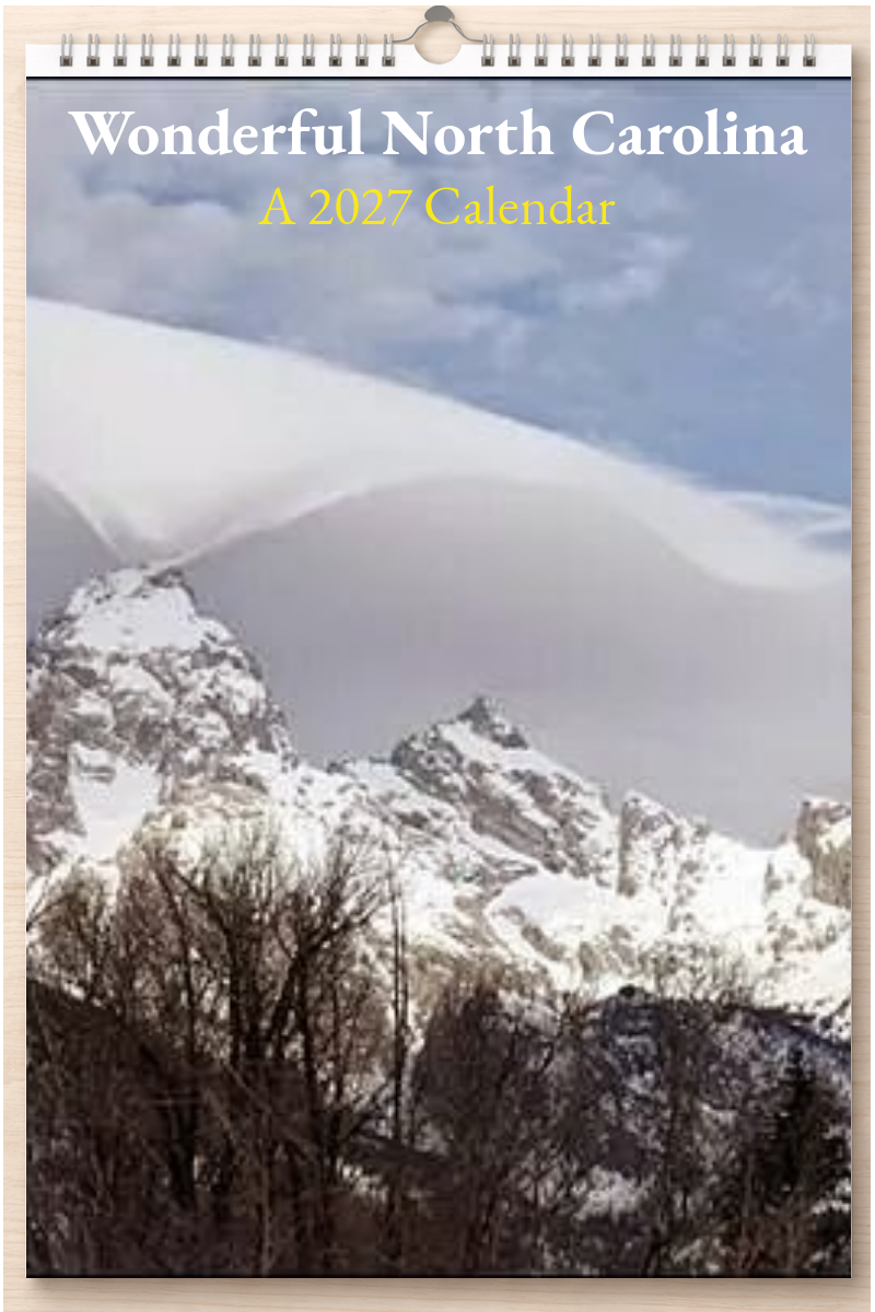 Wonderful North Carolina: A 2027 Calendar