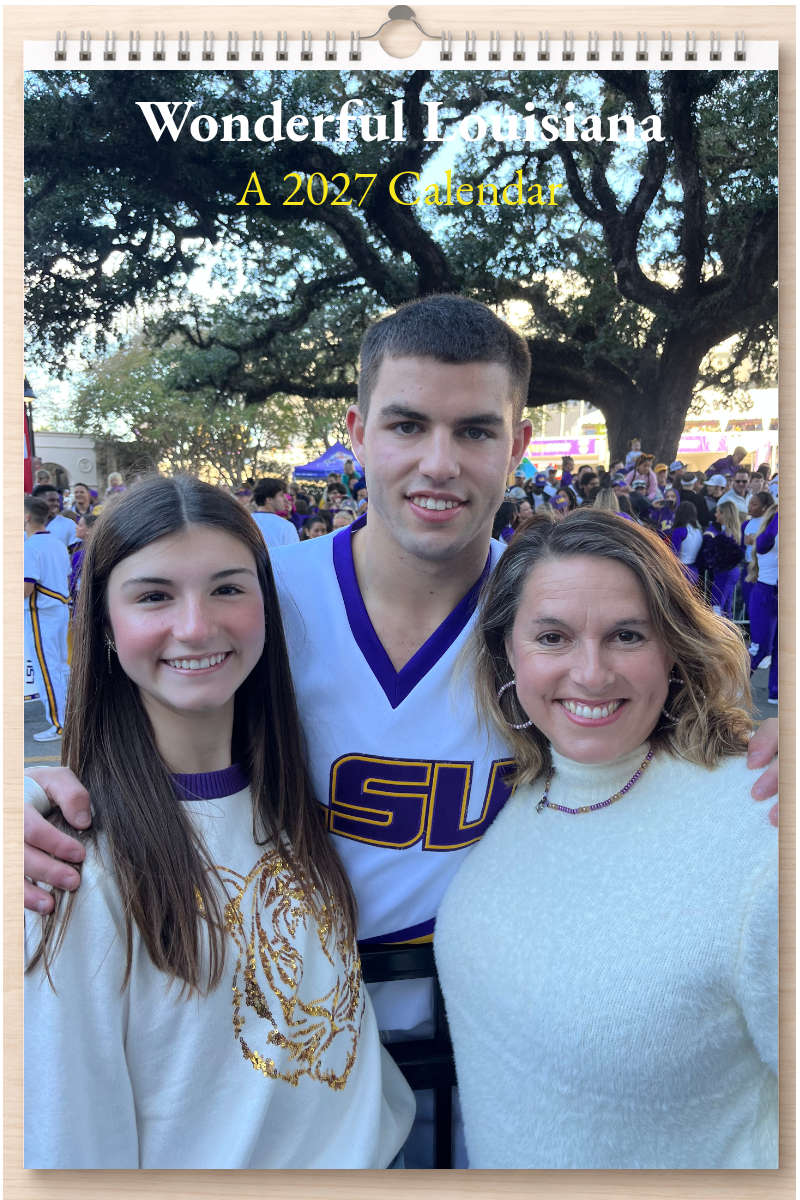Wonderful Louisiana: A 2027 Calendar