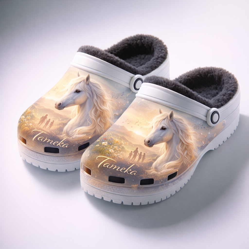 Tameka’s Signature Fur-Lined Clogs(Men's) – Silent Spark Press