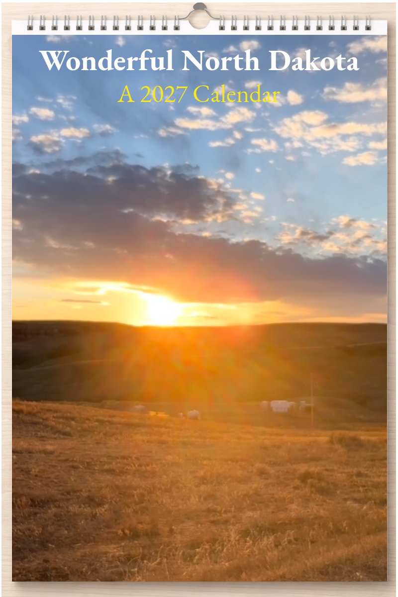 Wonderful North Dakota: A 2027 Calendar – Silent Spark Press Nd 2027 Schedule