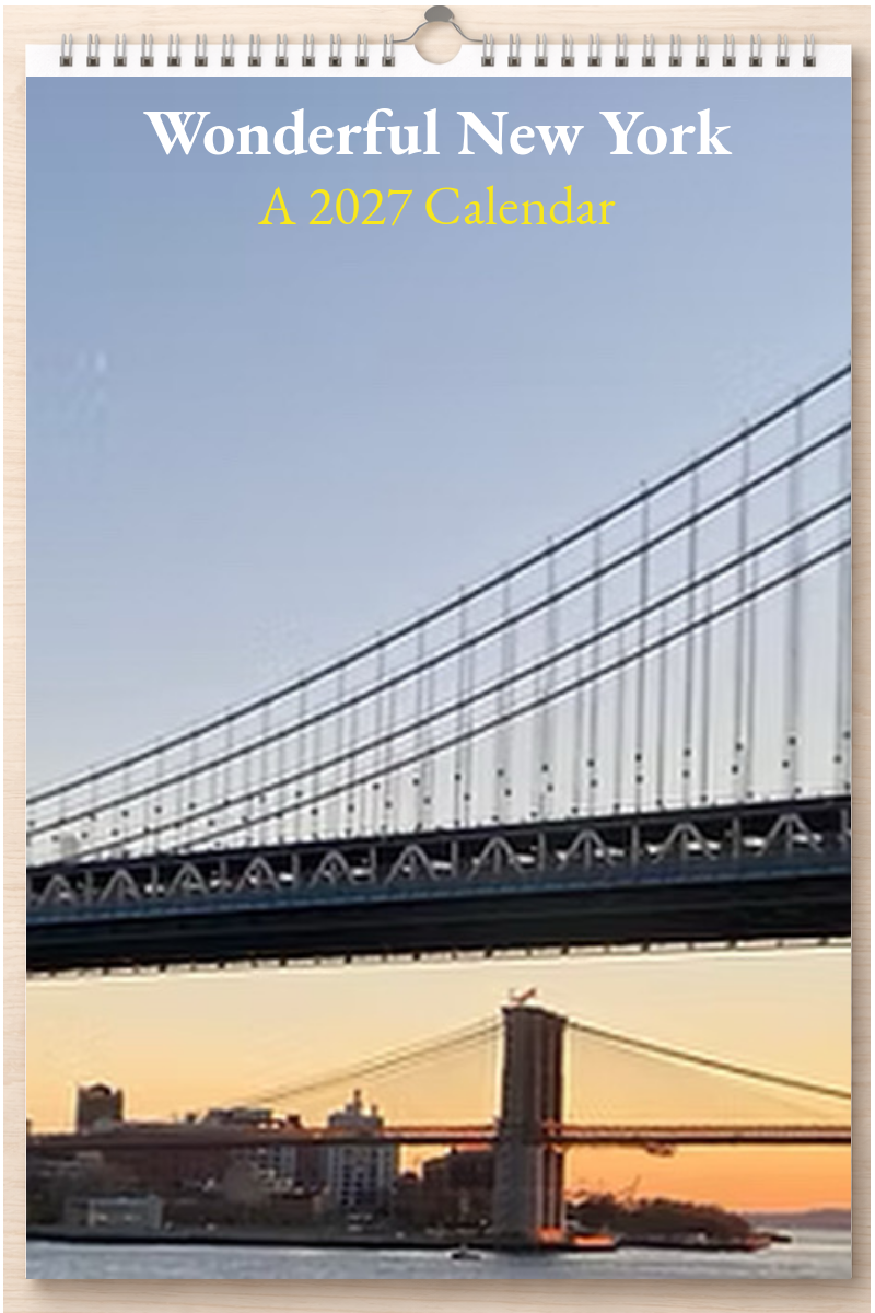 Wonderful New York: A 2027 Calendar