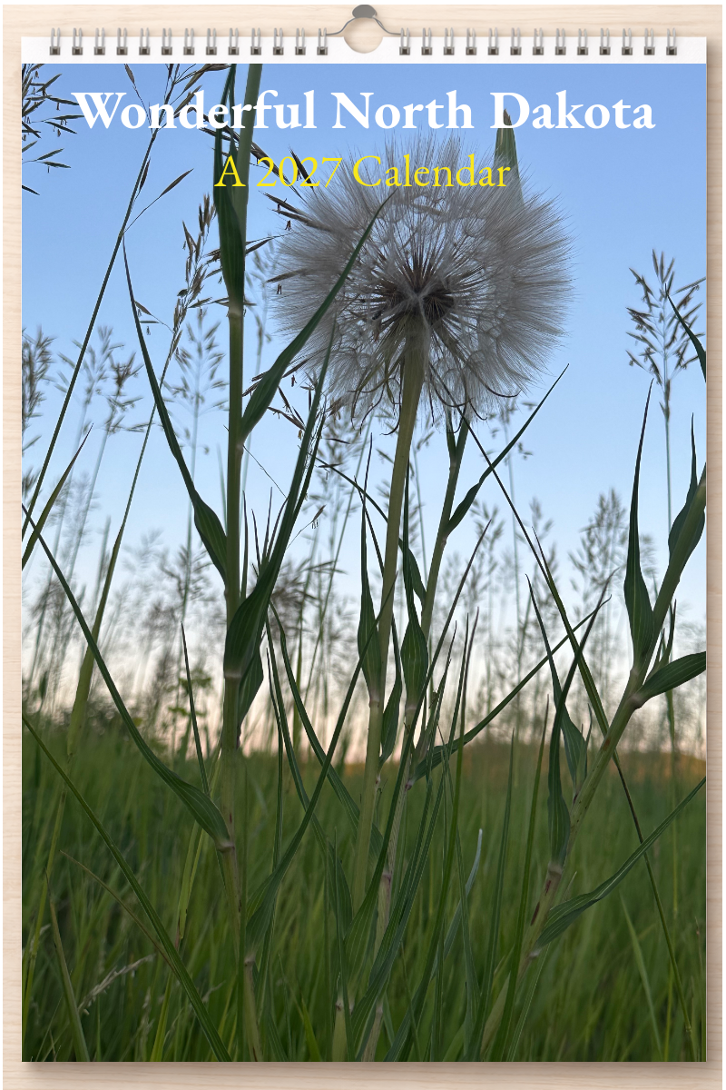 Wonderful North Dakota: A 2027 Calendar