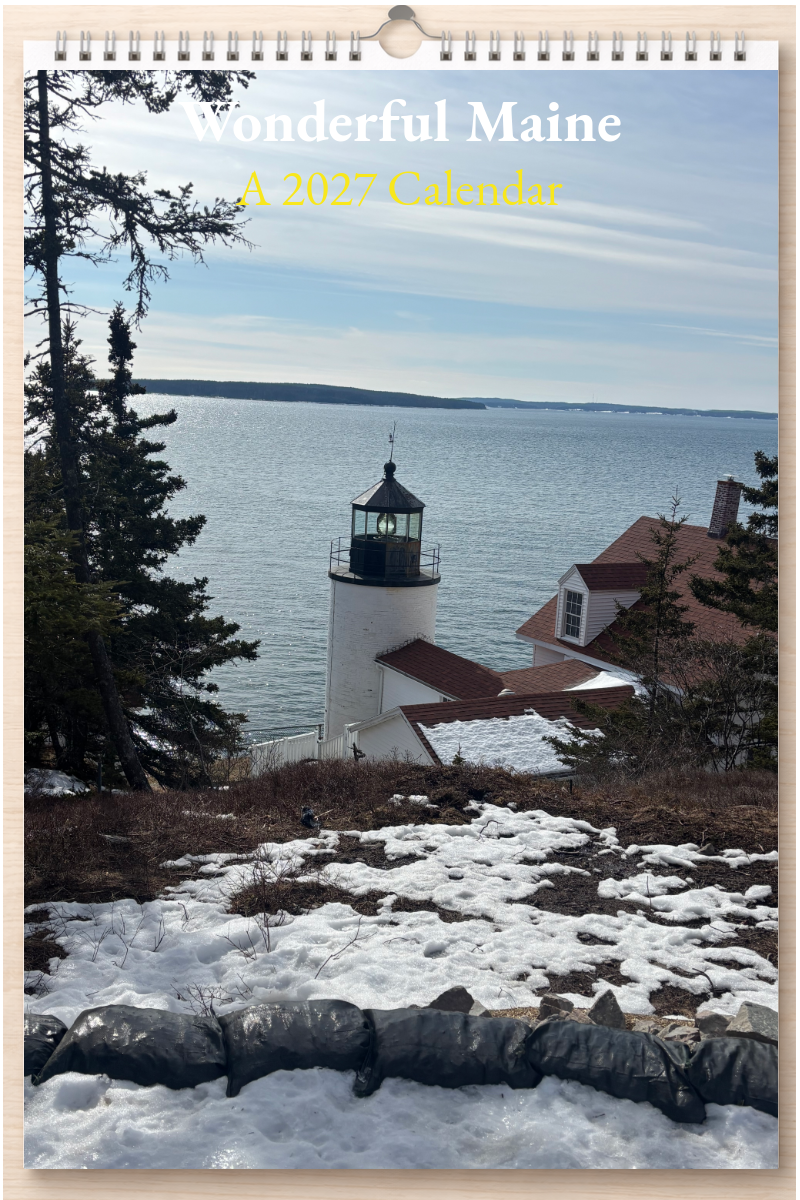 Wonderful Maine: A 2027 Calendar