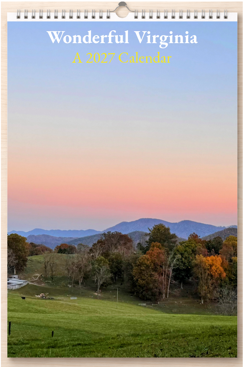 Wonderful Virginia: A 2027 Calendar