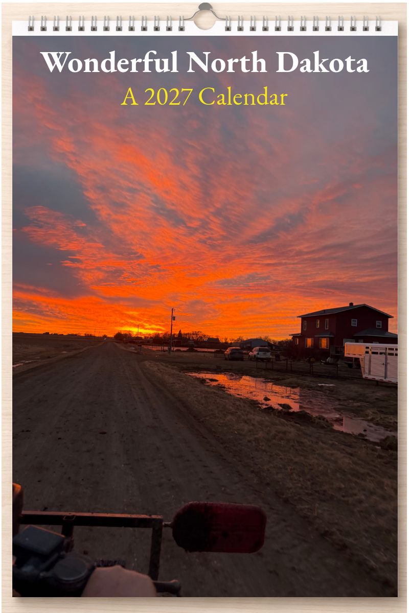 Wonderful North Dakota: A 2027 Calendar
