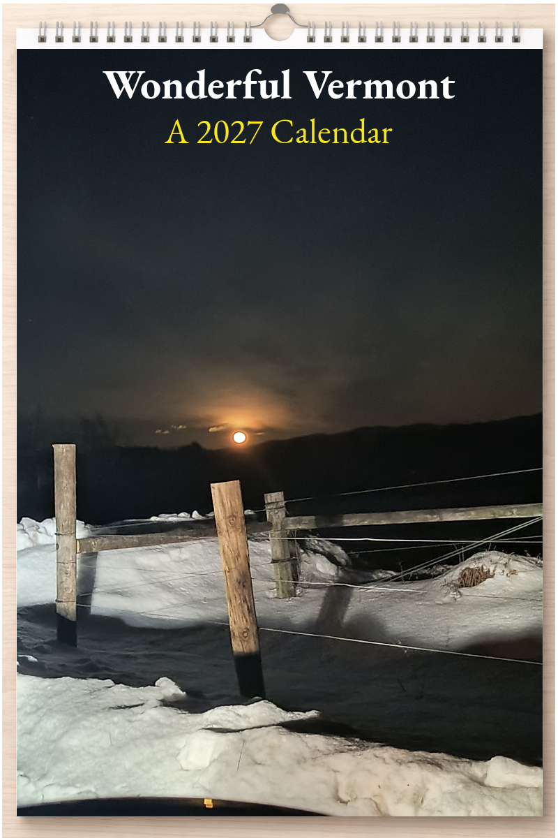 Wonderful Vermont: A 2027 Calendar