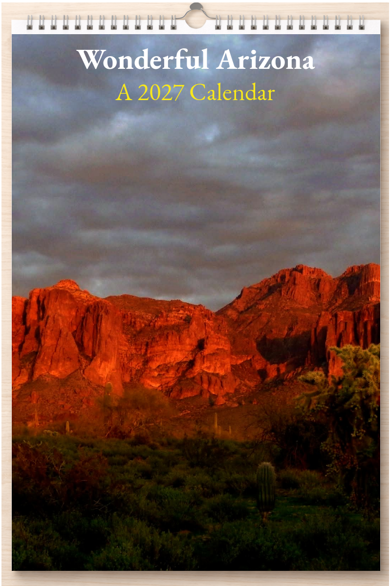 Wonderful Arizona: A 2027 Calendar