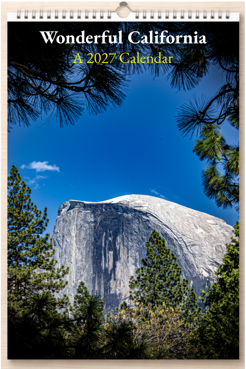 Wonderful California: A 2027 Calendar