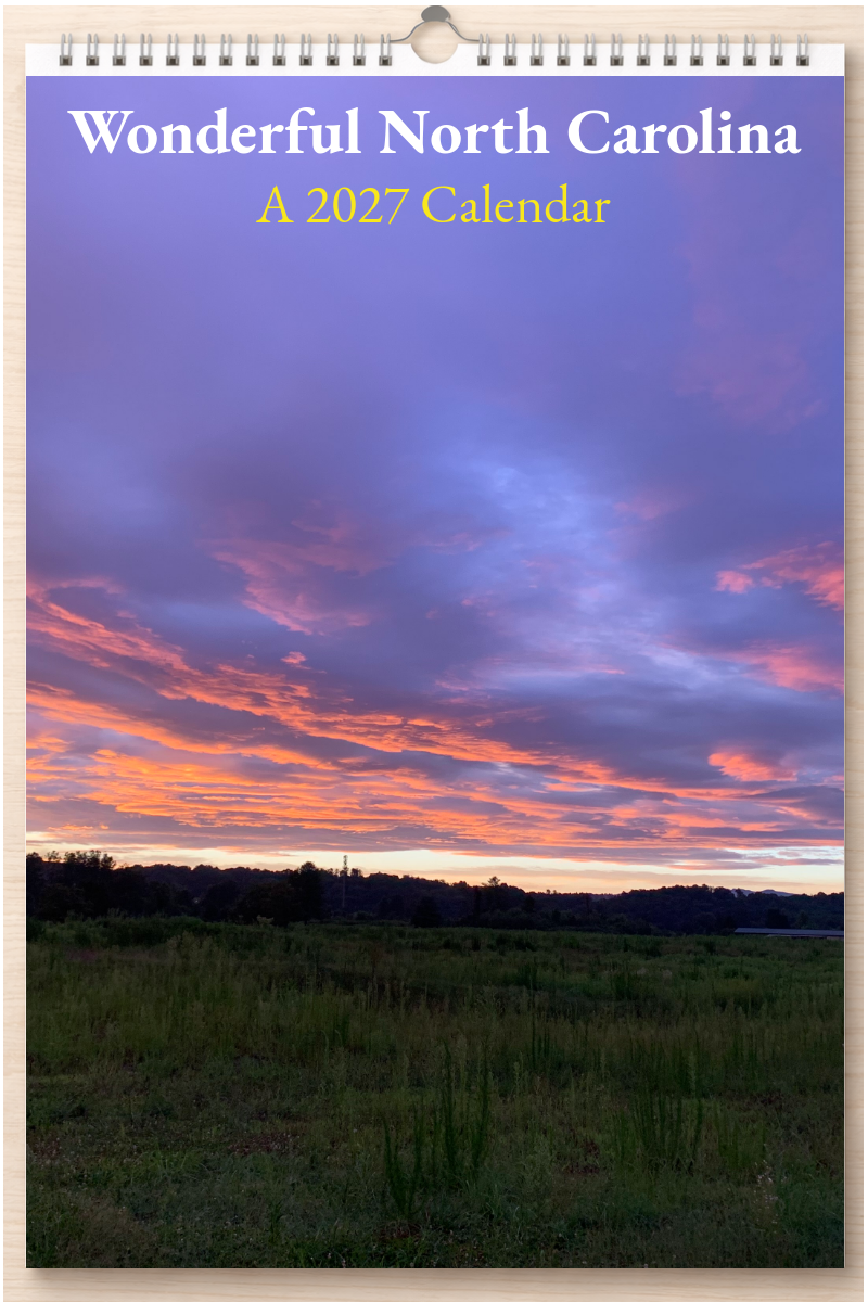Wonderful North Carolina: A 2027 Calendar