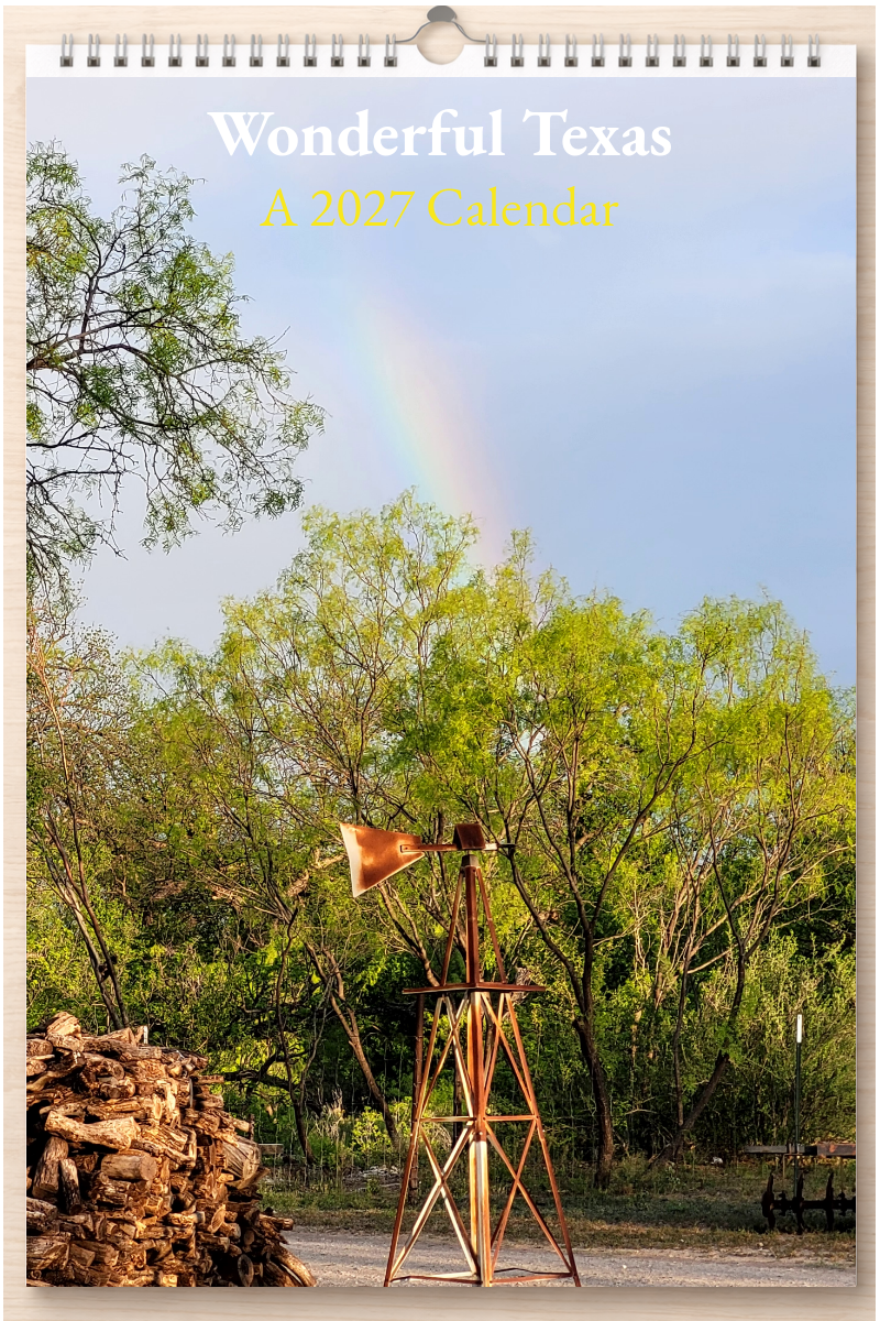 Wonderful Texas: A 2027 Calendar