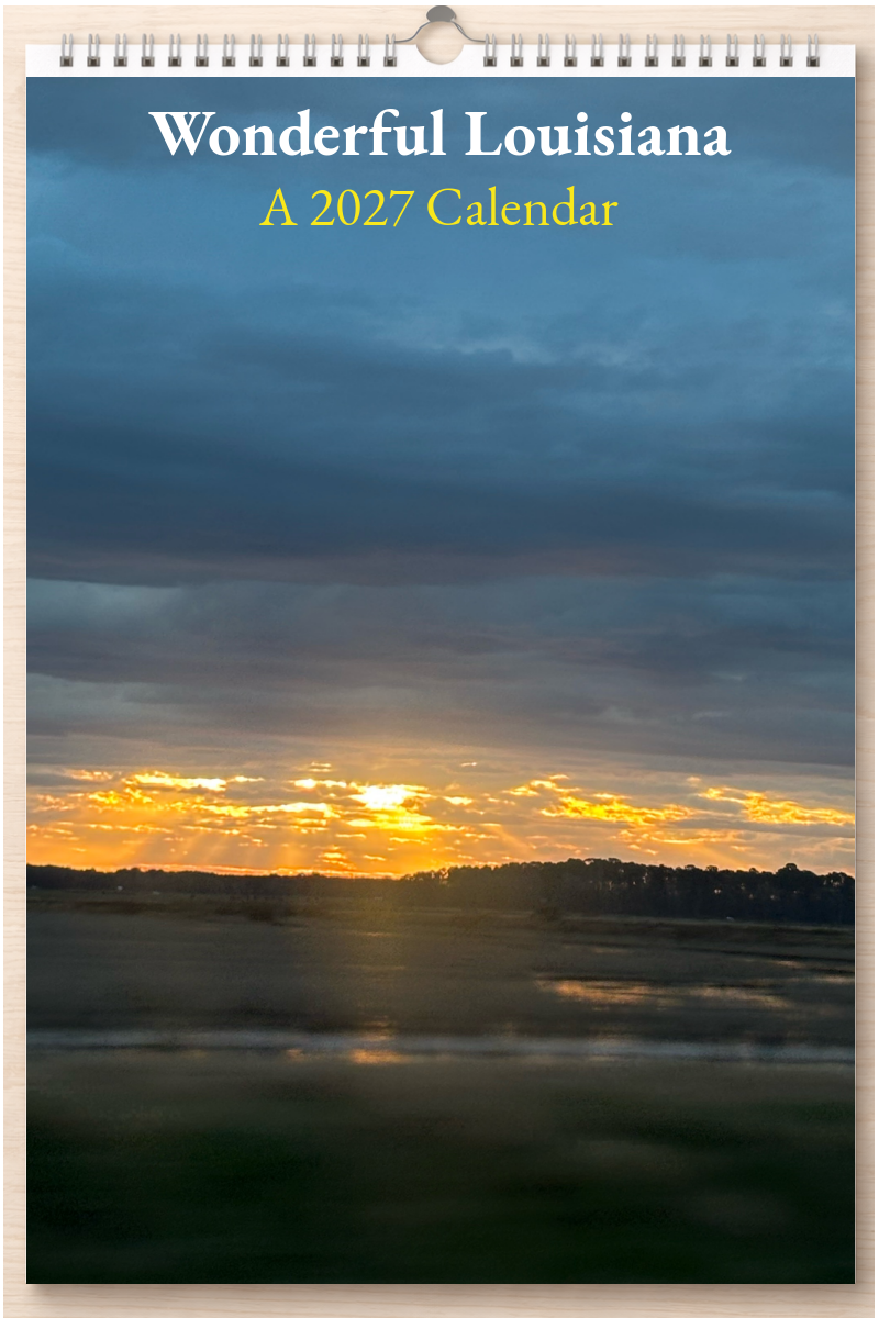 Wonderful Louisiana: A 2027 Calendar