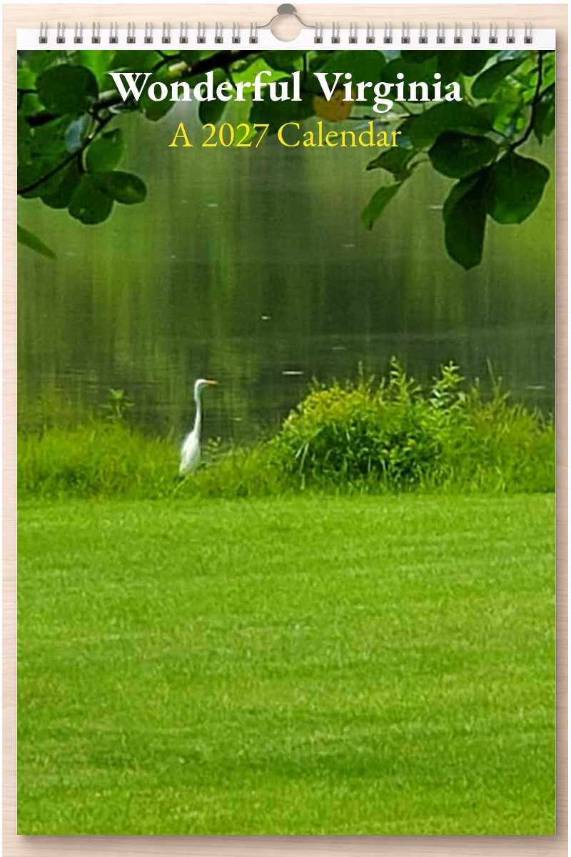 Wonderful Virginia: A 2027 Calendar
