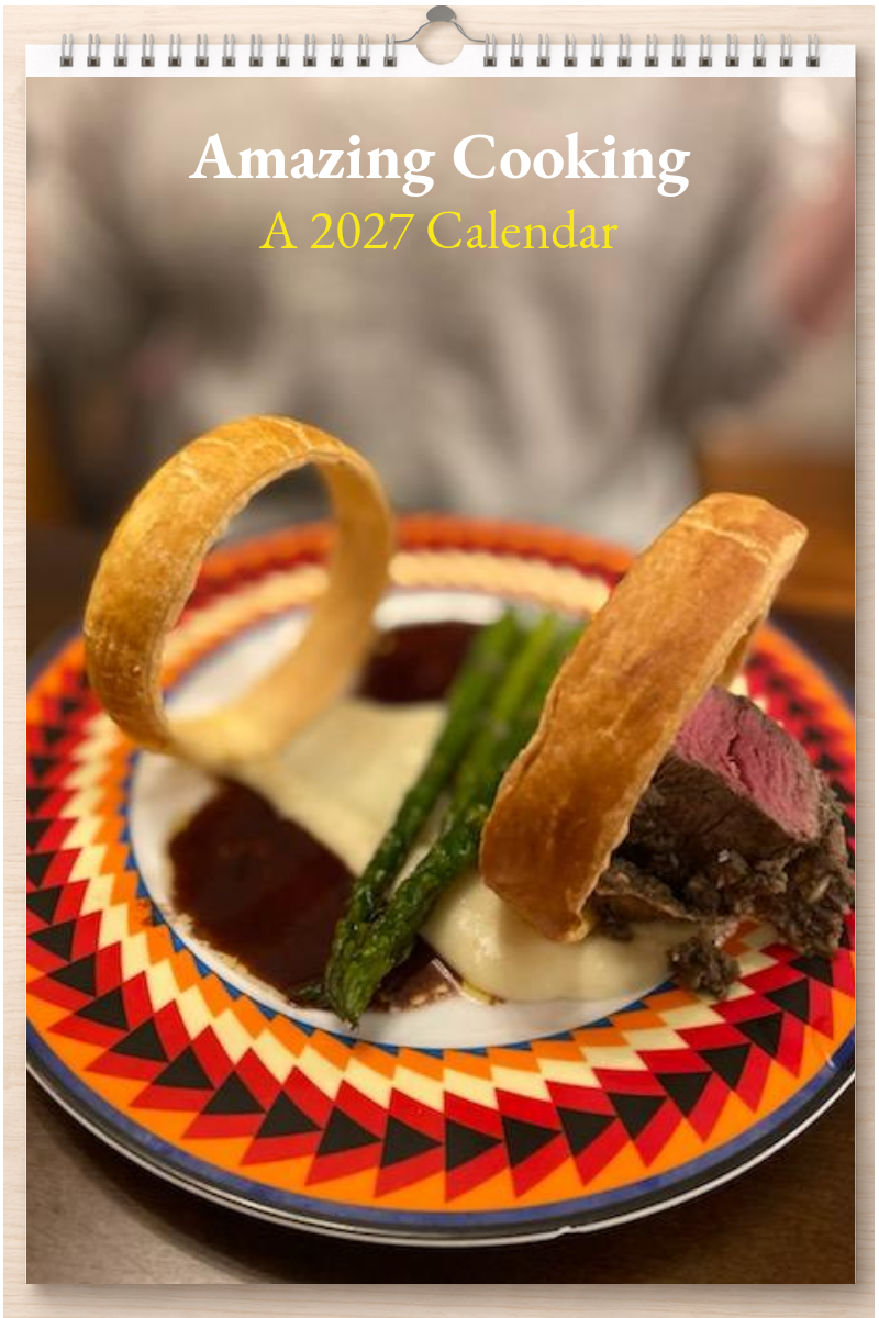 Amazing Cooking: A 2027 Calendar