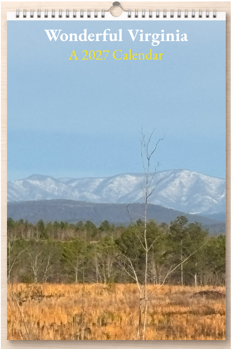 Wonderful Virginia: A 2027 Calendar