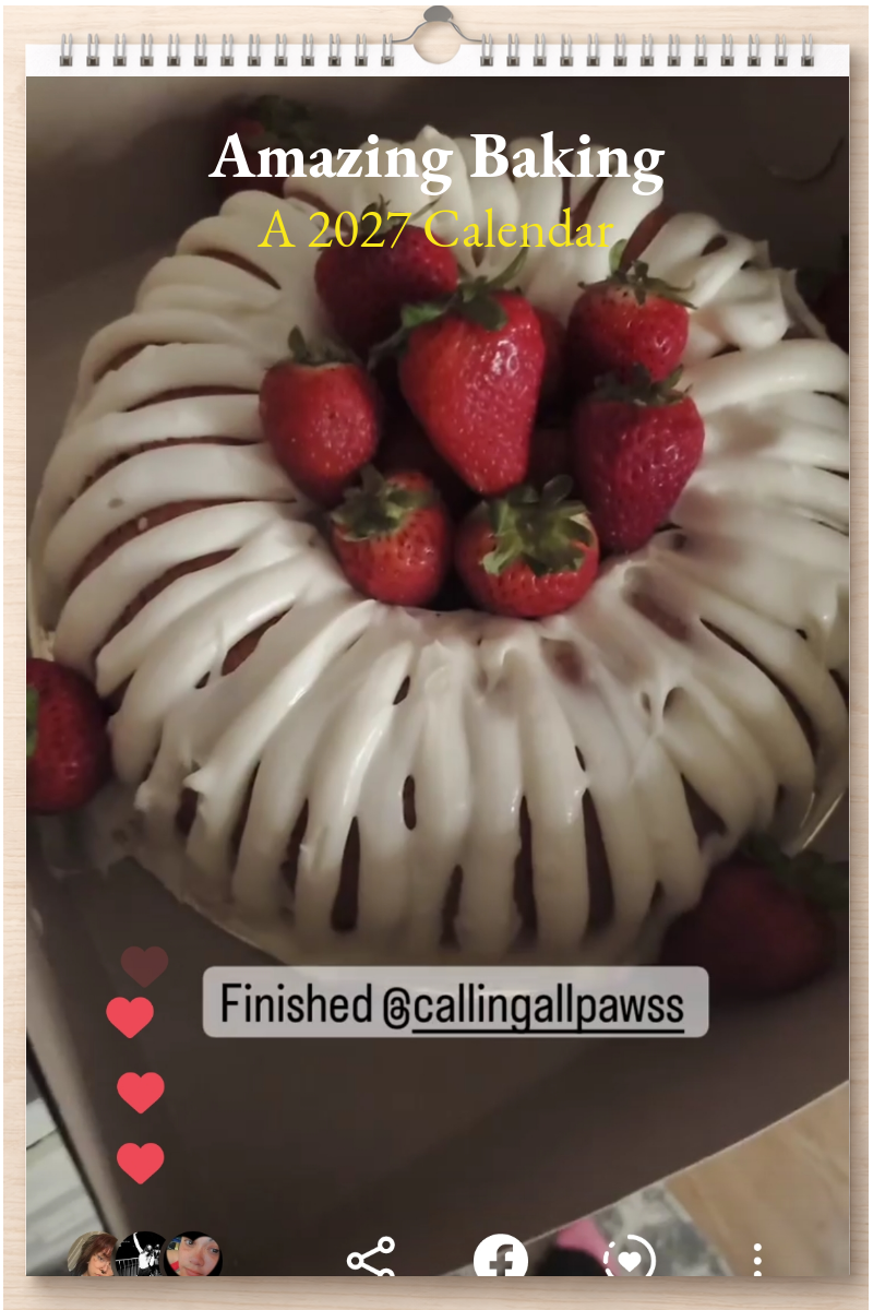 Amazing Baking: A 2027 Calendar