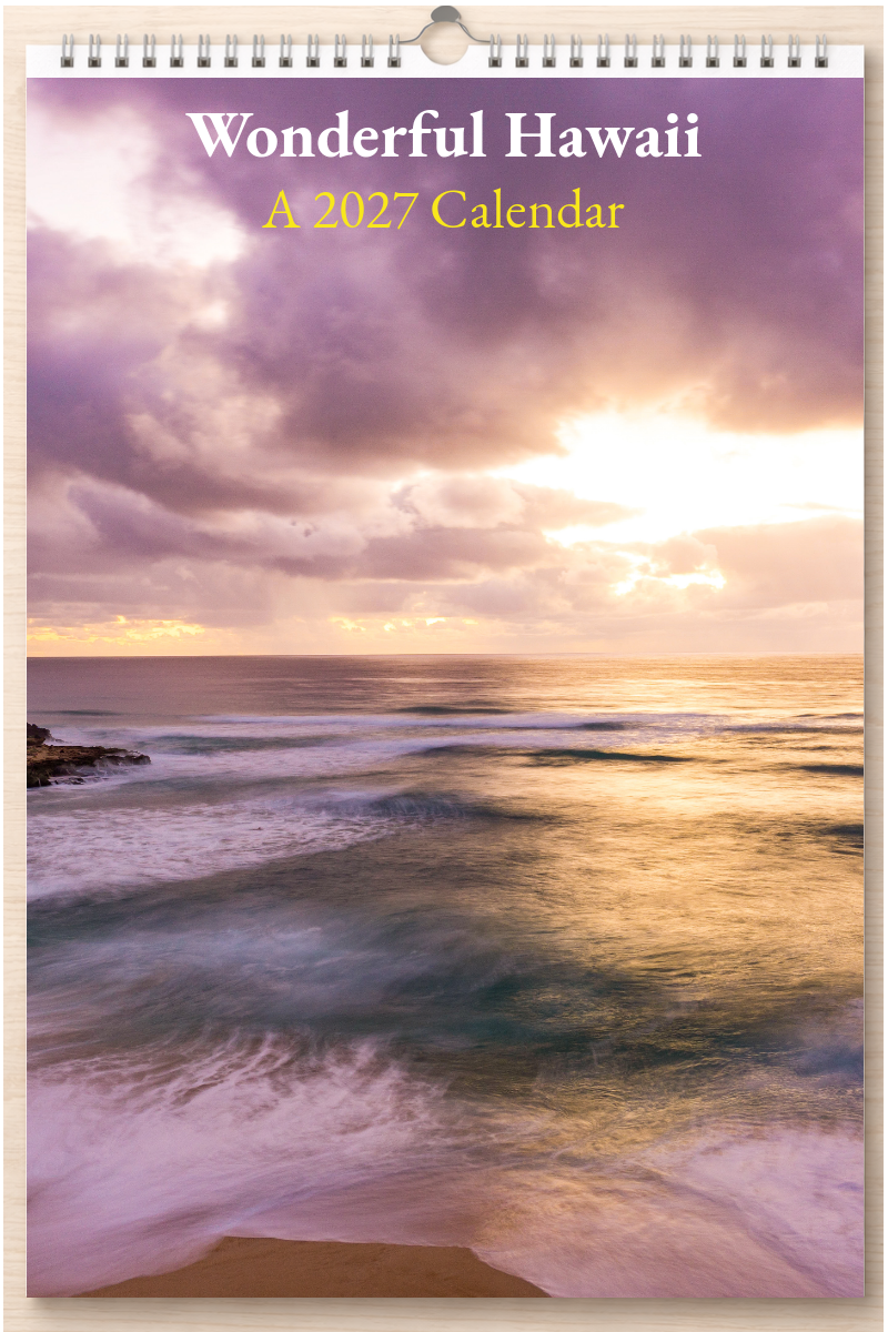 Wonderful Hawaii: A 2027 Calendar