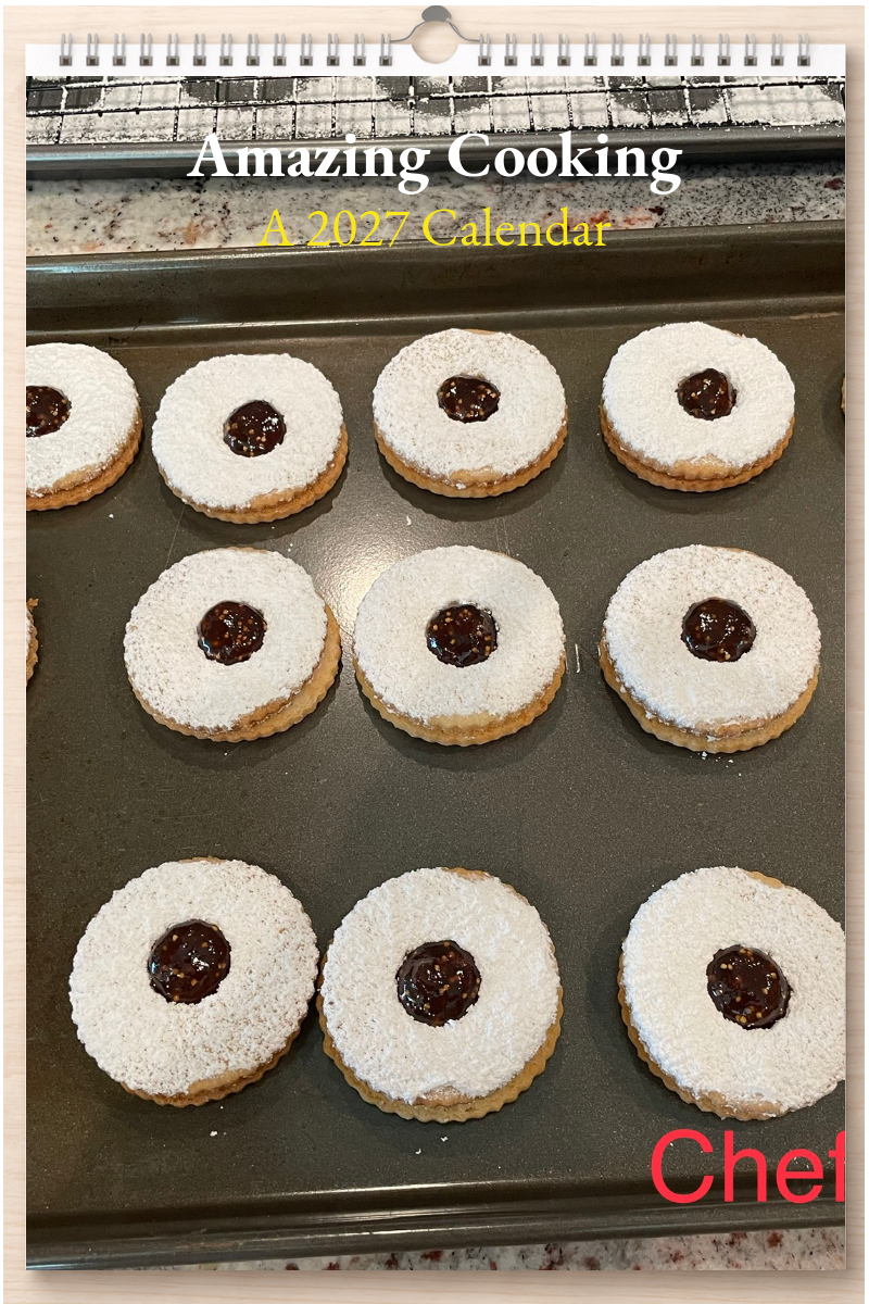 Amazing Cooking: A 2027 Calendar