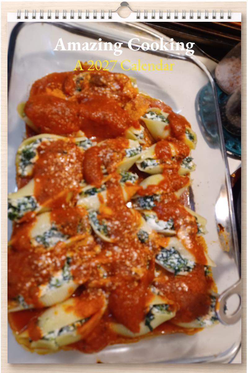 Amazing Cooking: A 2027 Calendar