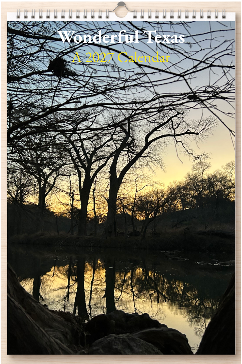 Wonderful Texas: A 2027 Calendar