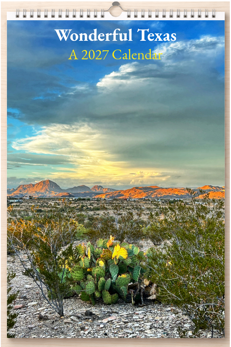 Wonderful Texas: A 2027 Calendar